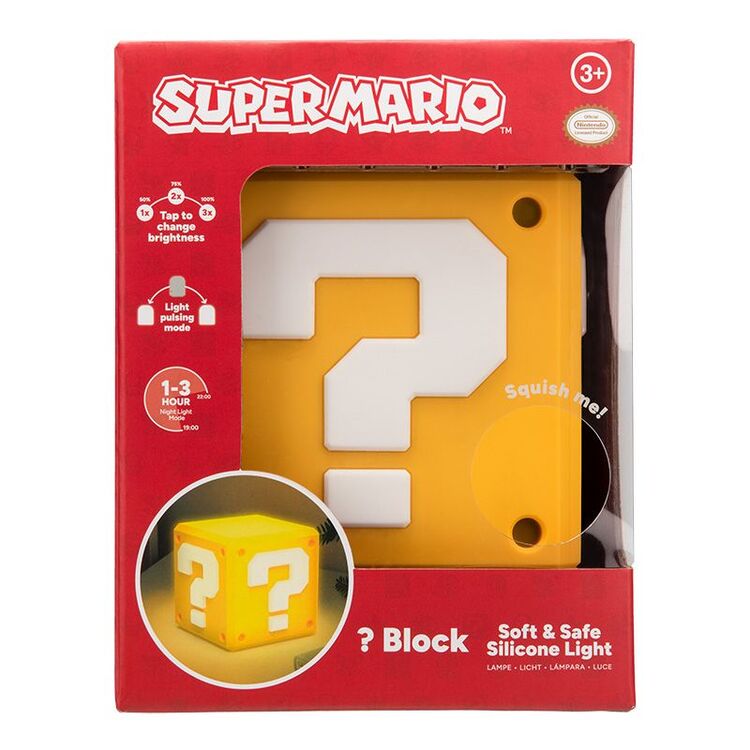 Product Φωτιστικό Super Mario Question 'SquishyGlo' Decorative Light image