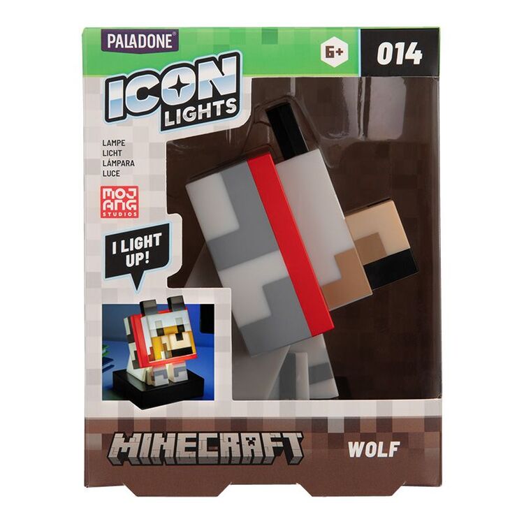 Product Paladone Icons: Minecraft - Wolf Light (PP16019MCFID) image