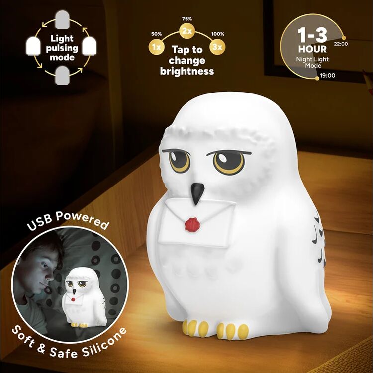 Product Φωτιστικό Harry Potter  Hedwig Silicone  Rechargeable SquishyGlo image