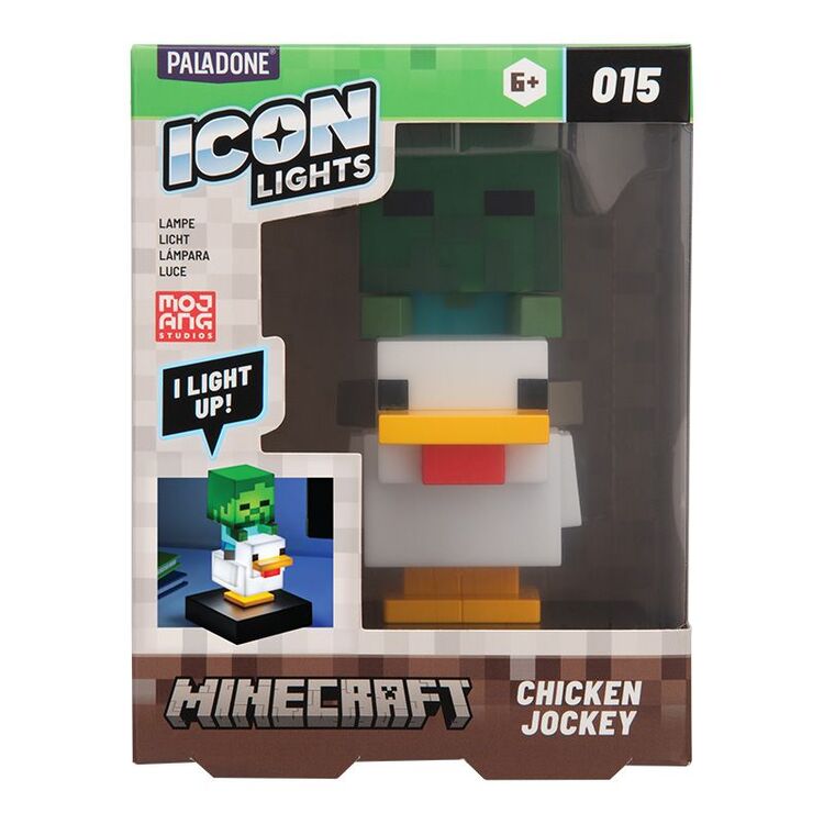 Product Paladone Icons: Minecraft - Chicken Jockey Light (PP16289MCF) image