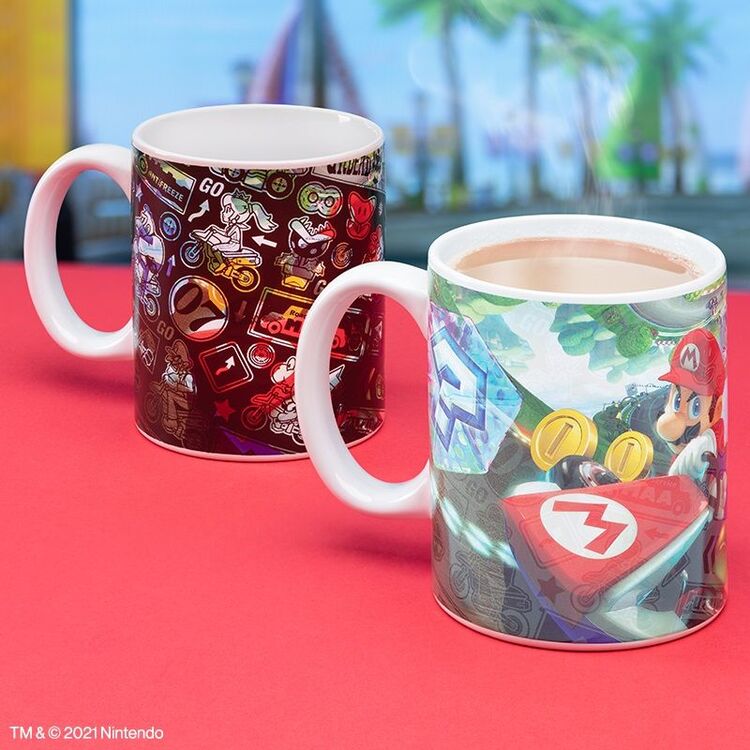 Product Θερμοαντριδραστική Κούπα Paladone Mario Kart Heat Change Mug (PP8307NN) image