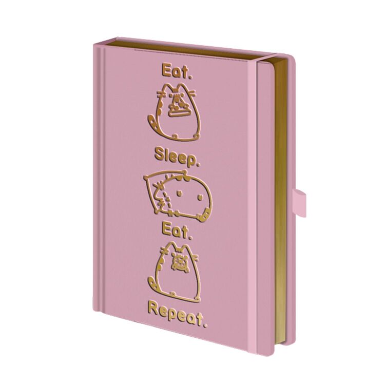 Product Pusheen (Eat. Sleep. Eat. Repeat.) Premium Notebook image