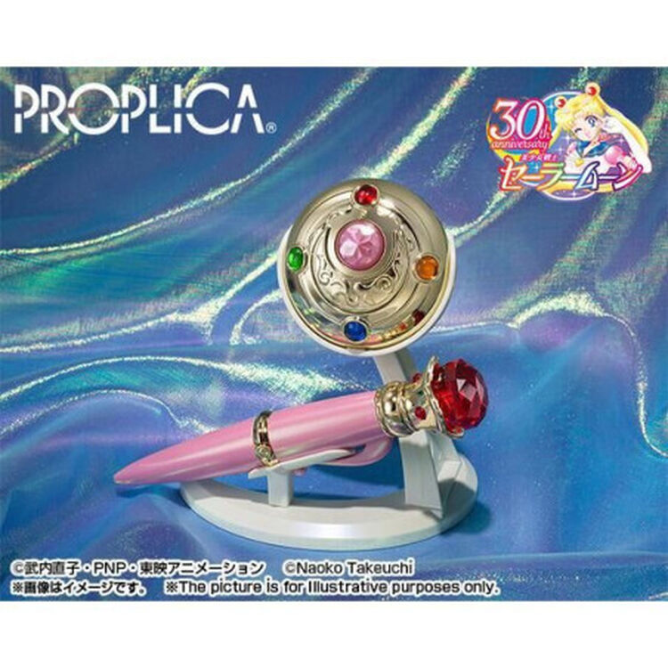 Product Sailor Moon Transformation Brooch & Disguise Pen Set Replica image