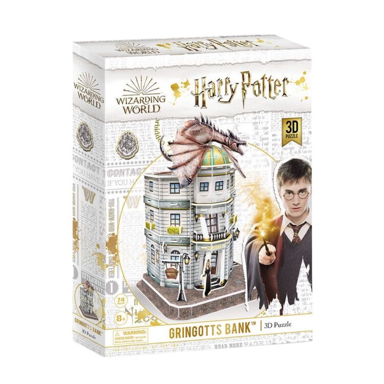 Product Harry Potter Diagon Alley Gringotts Bank 3D Puzzle image