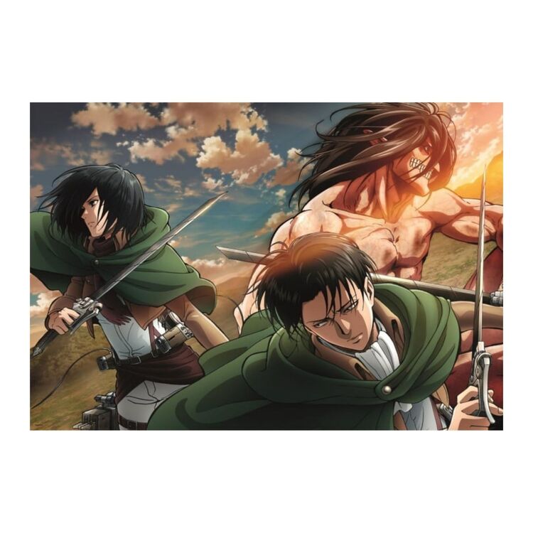 Product Παζλ Attack On Titan Levi Mikasa and Eren Titan Cube image