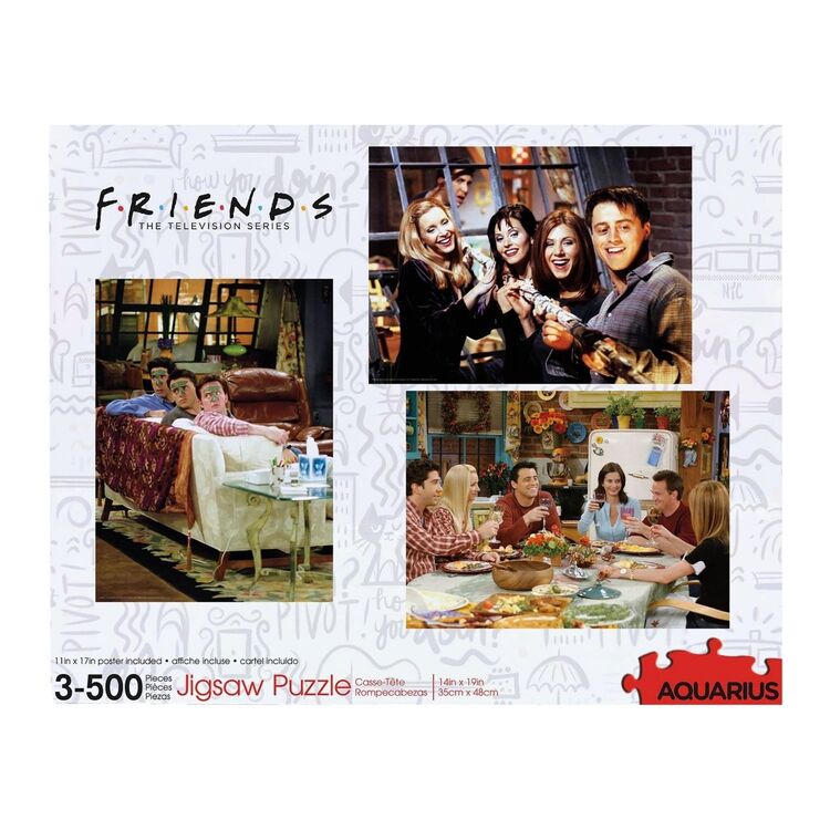 Product Friends Jigsaw Puzzle 3 Pack Series (500 pieces) image