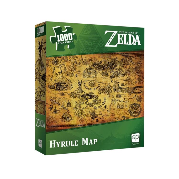 Product The Legend of Zelda Jigsaw Puzzle Hyrule Map image
