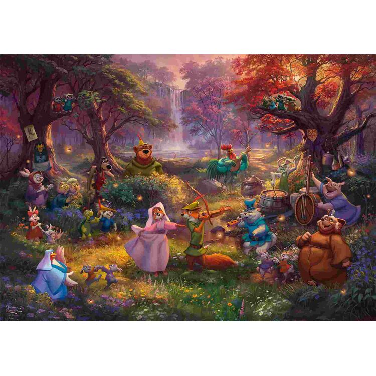 Product Παζλ 58040 Kinkade Disney Robin Hood 1000 Κομμάτια image