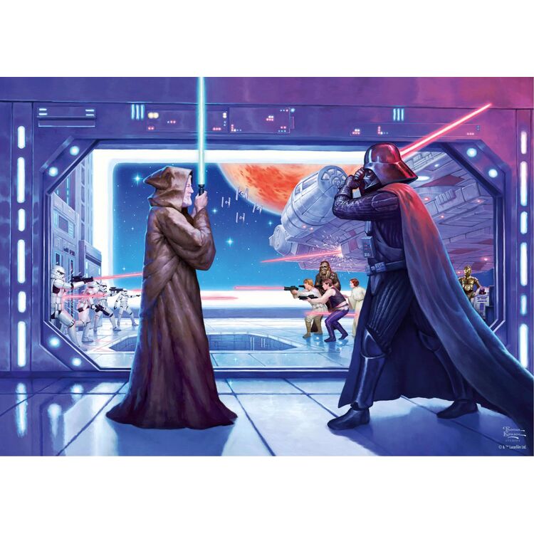 Product Παζλ 59953 Kinkade Lucas Star Wars, Obi Wan's Final Battle 1000 Κομμάτια image