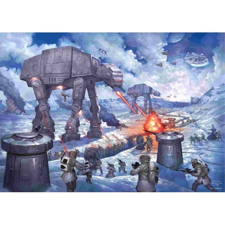Product Παζλ 59952 Kinkade Lucas Star Wars, The Battle Of Hoth 1000 Κομμάτια image