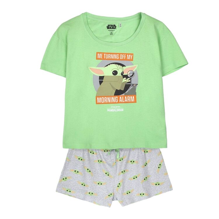 Product Πιτζάμες Star Wars Mandalorian Child Short Green Woman image