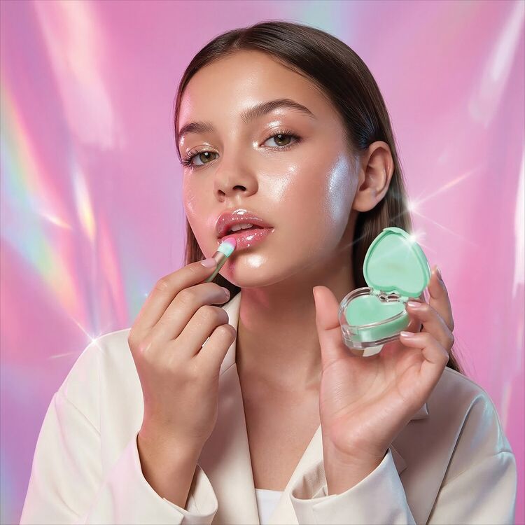 Product Σετ Ομορφιάς AS HappiHobbi: Beauty - Lip Balm Sparkle Love (Green Color) (1081-60011) image