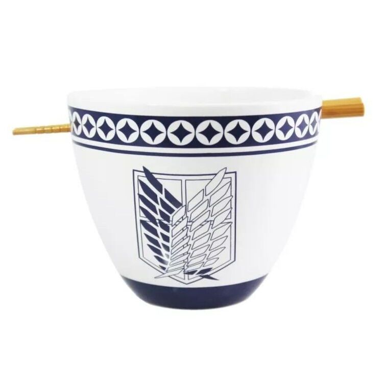 Product Attack On Titan Emblem Ramen Bowl with Chopstics image