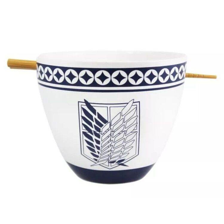 Product Attack On Titan Emblem Ramen Bowl with Chopstics image