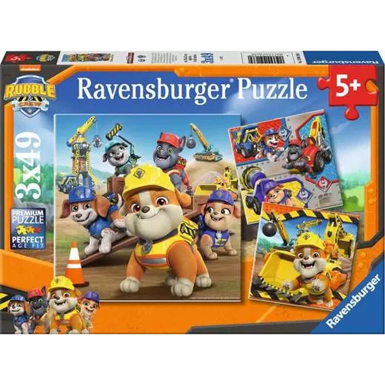 Product Ravensburger Puzzle: Rubble & Crew (3x49pcs) (12004168) image