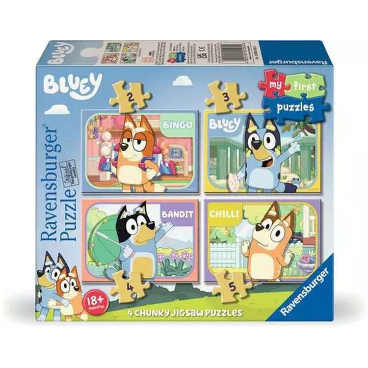 Product Ravensburger Puzzle: Bluey My First Puzzles (2/3/4/5) (12004105) image