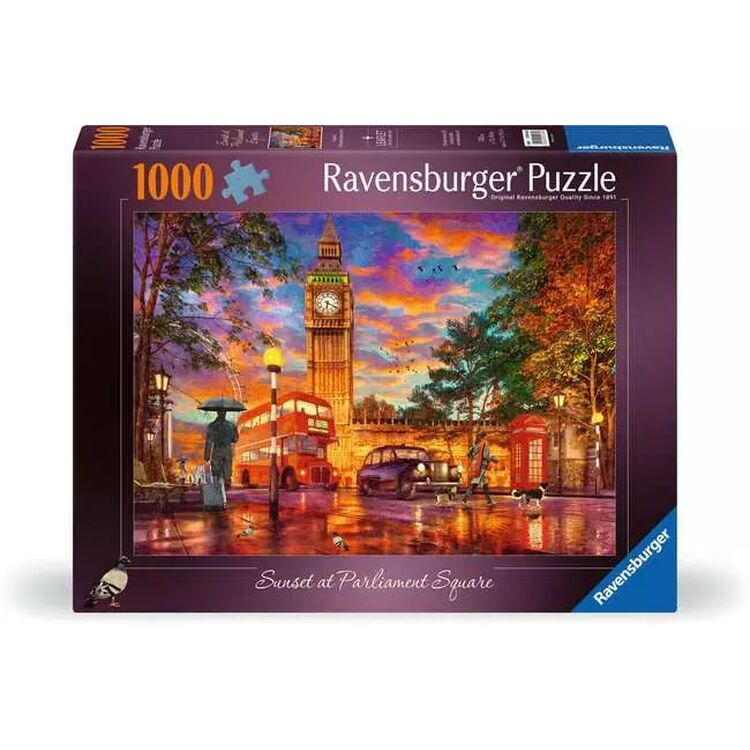 Product Παζλ Ravensburger Puzzle: London - Sunset at Parliament Square (1000 pcs) (12000184) image
