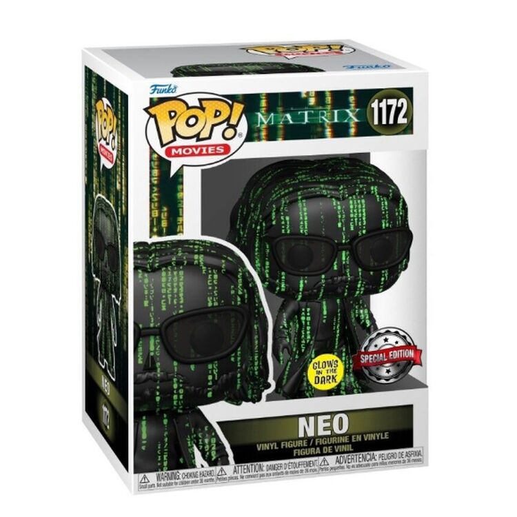 Product Funko Pop! The Matrix Resurrections – Neo in Matrix Glow in the Dark (Special Edition) image