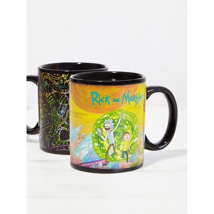 Product Rick & Morty Heat Change Mug Portals image