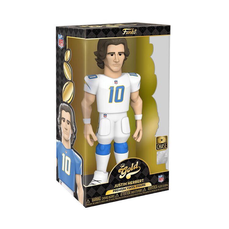 Product Funko Gold NFL: Chargers - Justin Herbert Premium (12") (Chase is Possible) image