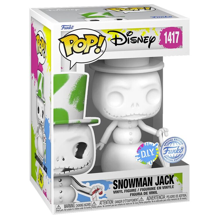 Product Φιγούρα Funko Pop! The Nightmare Before Christmas - Snowman Jack (DIY) (White) (Special Edition) image