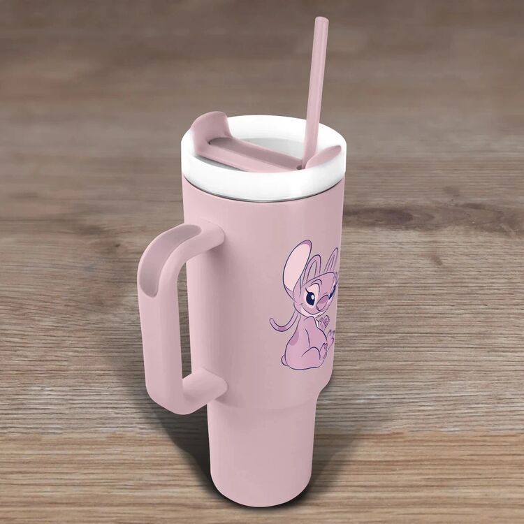 Product Ποτήρι με Καλαμάκι Stitch Tumbler Angel 1.2 L image