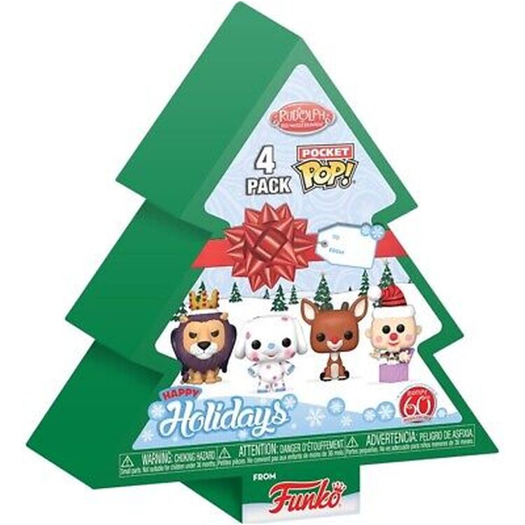 Product Funko Pocket Pop! Rudolph The Red-Nosed Reindeer - Happy Holidays image