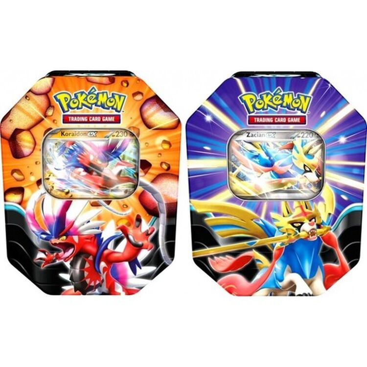 Product Pokemon TCG Scarlet & Violet Summer 2025 Tin Zacian/Koraidon 1pc Random Pick image