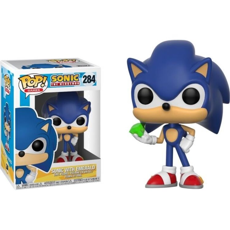 Product Funko Pop! Sonic The Hedgehog Sonic with Emerald image