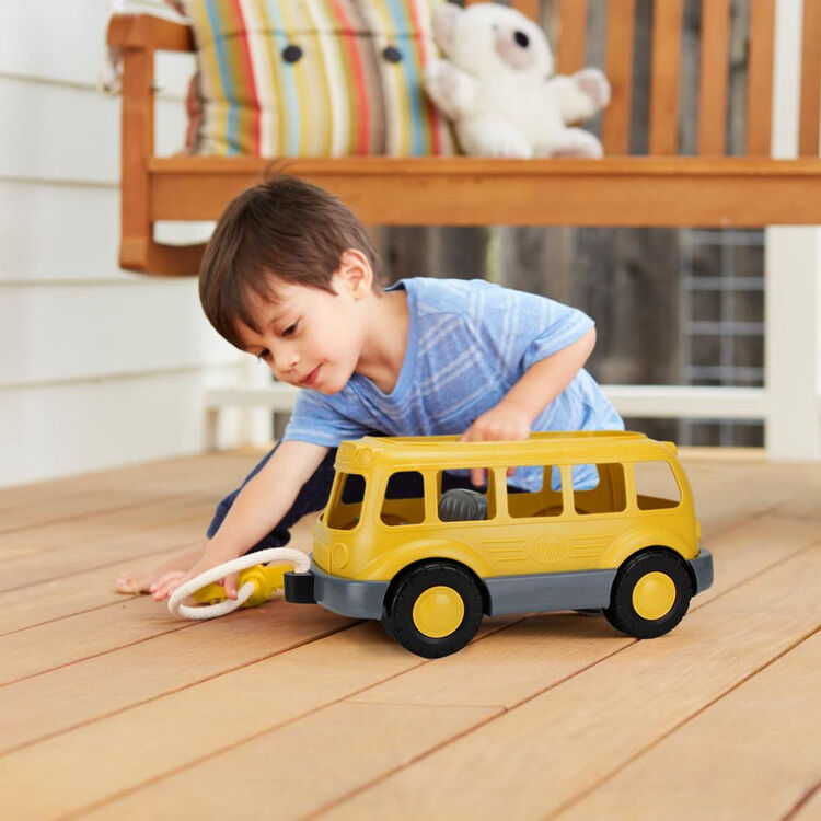 Product Green Toys: School Bus Wagon (WAGSB-1567) image