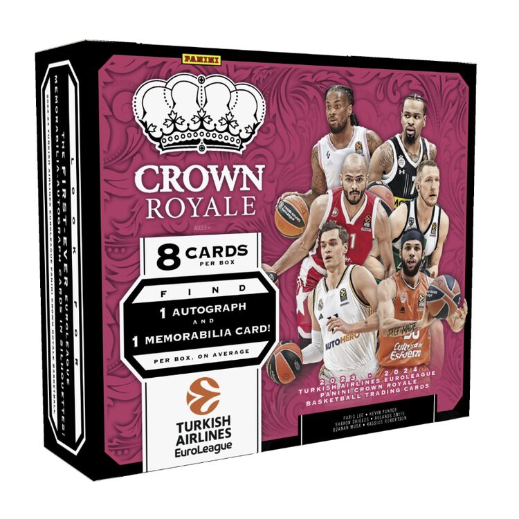 Product Panini  2023-2024 Crown Royale Turkish Airlines Eurolegue Basketball Hobby Box image
