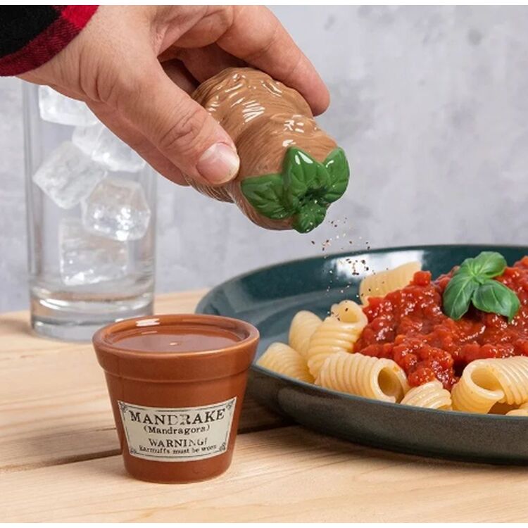 Product Harry Potter  Mandrake and Plant Pot Salt and Pepper Shakers image