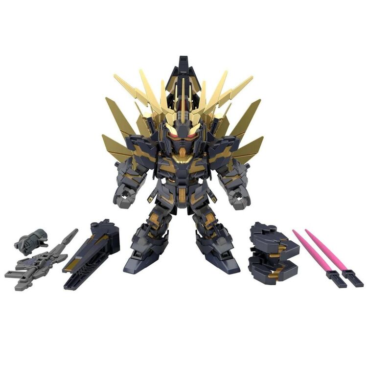 Product SD Gundam Cross Silhouette Unicorn 02 Banshee & Norn Parts Model Kit image