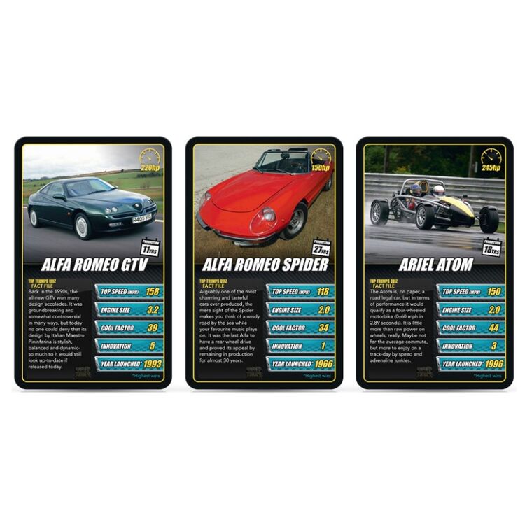 Product Winning Moves: Top Trumps - Sports Cars Card Game (WM01608-EN1) image