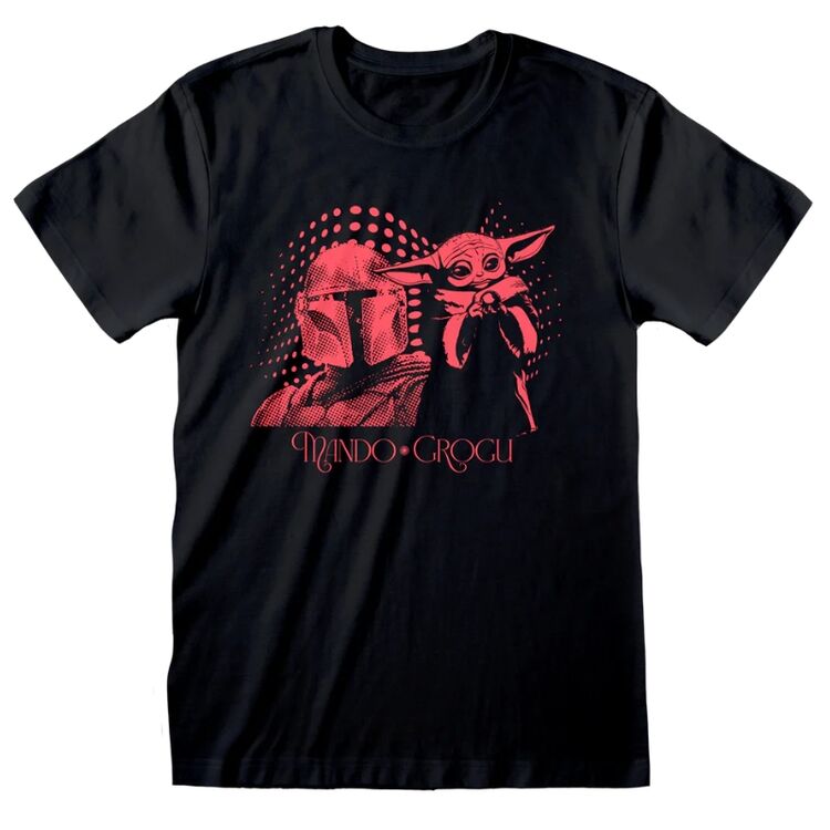 Product Star Wars: The Mandalorian Mando And Grogu Red Dots T-Shirt image