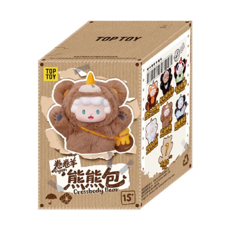Product Τσάντα Χιαστί Gyun Bear Bag Series Rubberized Fur Lined Crossbody Bag Blind Box (1pc) 1τμχ Τυχαία Επιλογή image