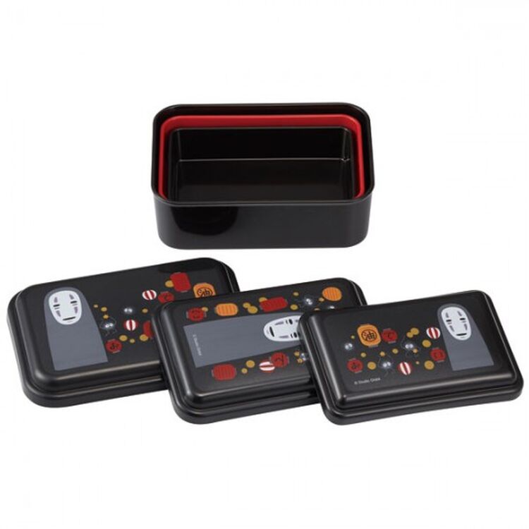 Product Studio Ghibli Spireted Away No Face & Lanternes - 3 Bento Box image