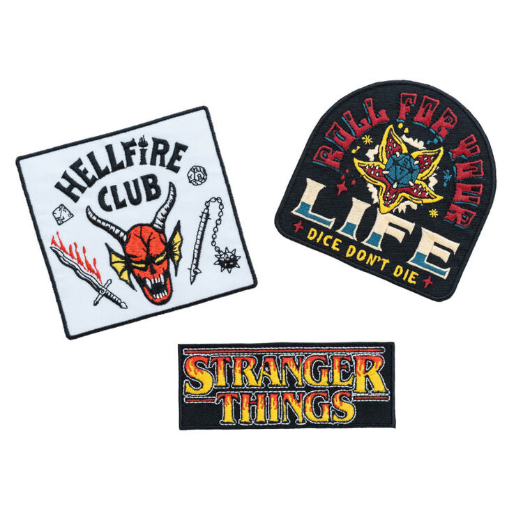 Product Μπαλώματα Stranger Things Hellfire Club Set of 3 Iron-on Patch image