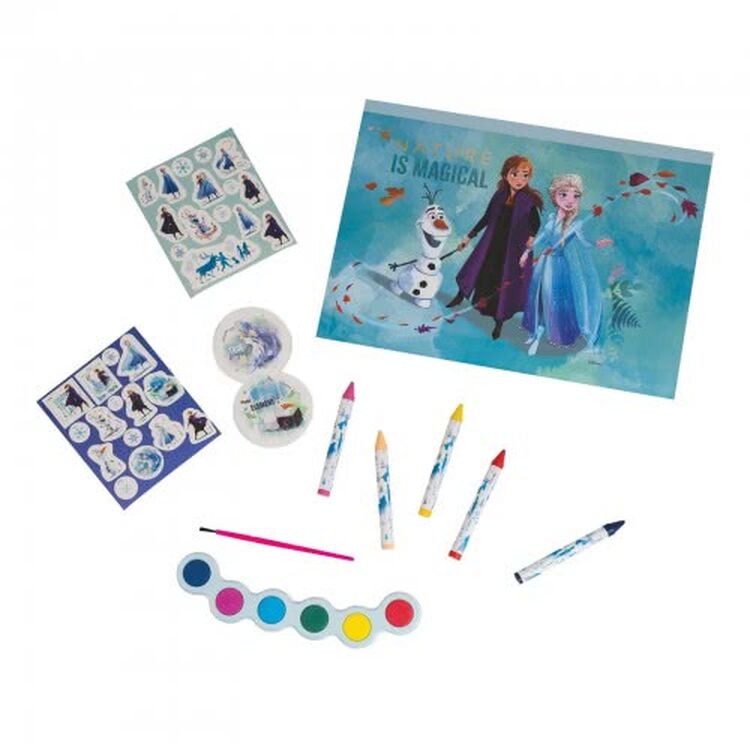 Product Σετ Ζωγραφικής AS Disney Frozen II: Art Greco - Σετ Ζωγραφικής Διάφανη Τσάντα Frozen (1023-68001) image