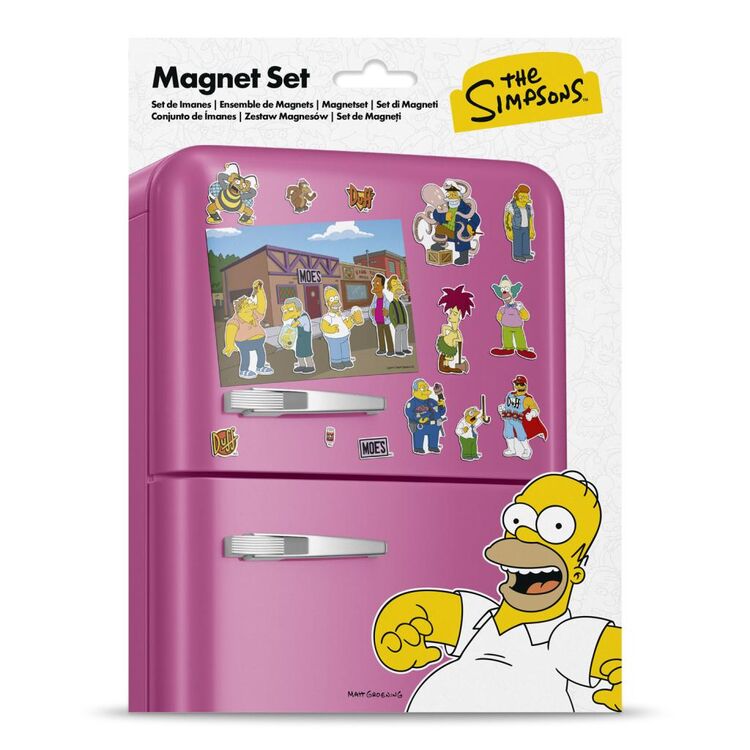 Product Μαγνητάκια The Simpsons Moe's Tavern Die-cut Magnet Set image