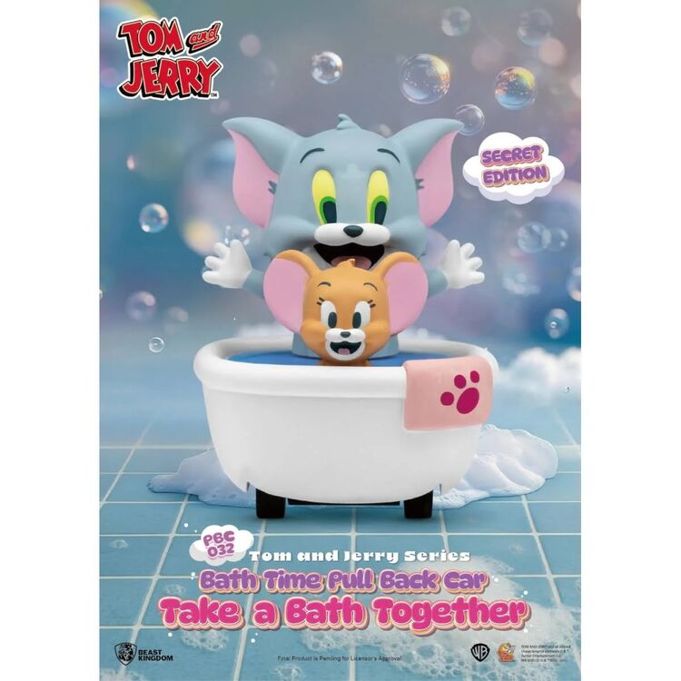 Product Φιγούρα Tom And Jerry Bath Time Pull Black Car (1pc) Random Figure 1τμχ Τυχαία Επιλογή image
