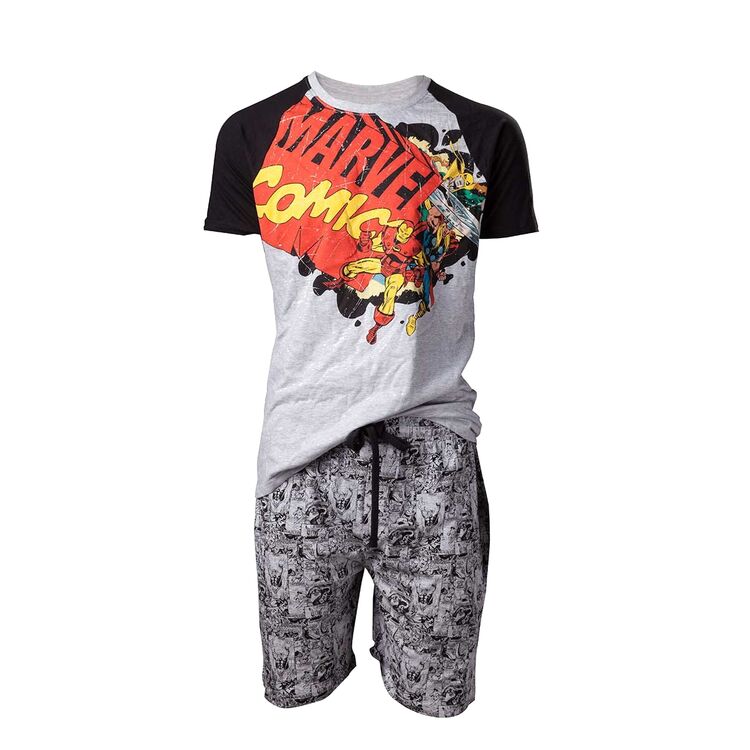 Product Marvel Comics Vintage Logo Shortrama Male image
