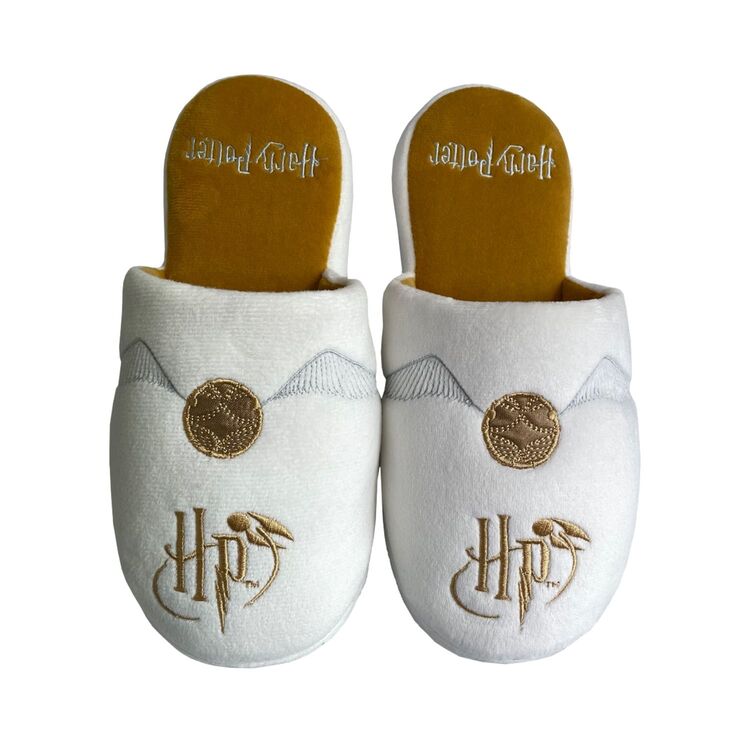 Product Harry Potter Golden Snitch Mule Slippers White image