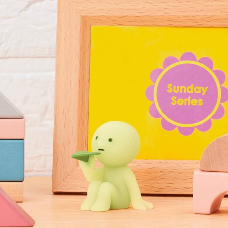 Product Φιγούρα Smiski Mini Glow Figure Blind Box Sunday Series 1τμχ Τυχαία Επιλογή image