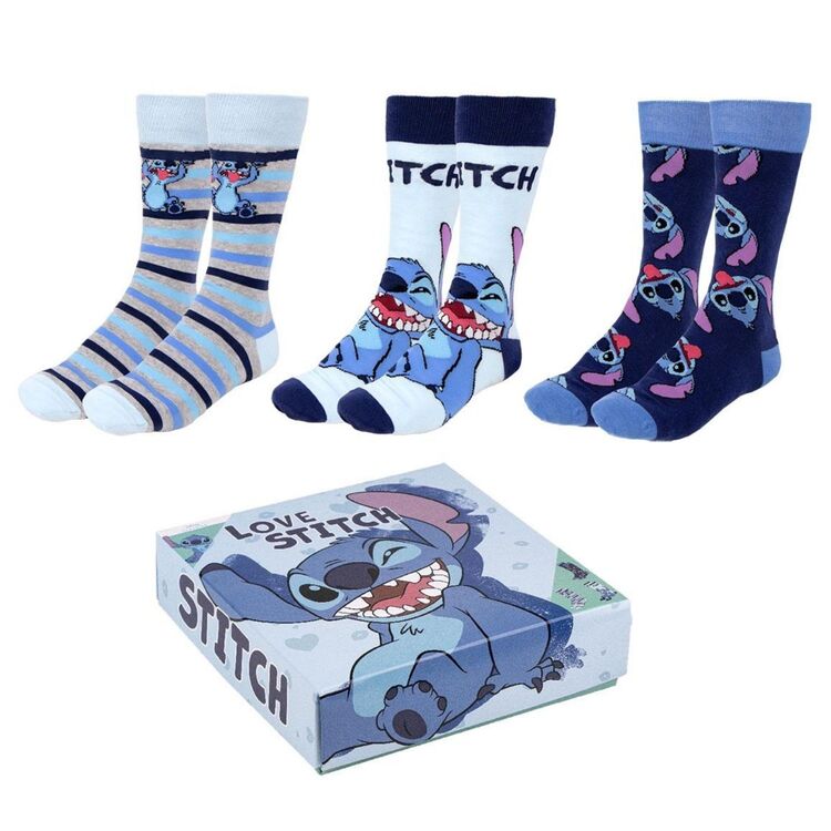 Product Κάλτσες Σετ των 3 Disney Stitch image
