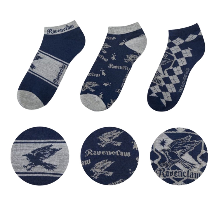 Product Harry Potter Set Of 3 Ravenclaw Ankle Socks image