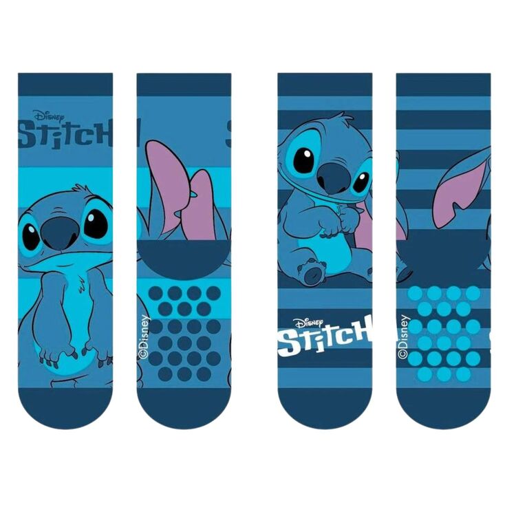Product Disney Stitch Kids Socks Anti-Slip 2 Pack image