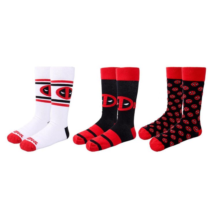 Product Marvel Deadpool 3 Pieces Socks image