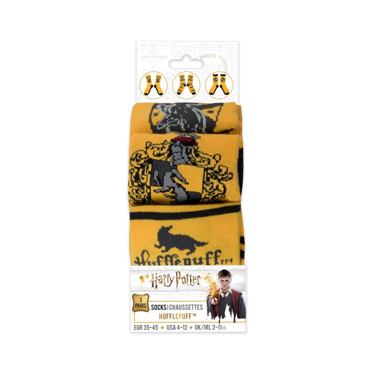 Product Harry Potter Hufflepuff Socks Set of 3 image