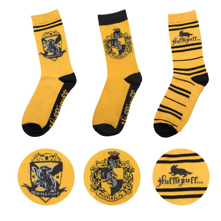 Product Harry Potter Hufflepuff Socks Set of 3 image